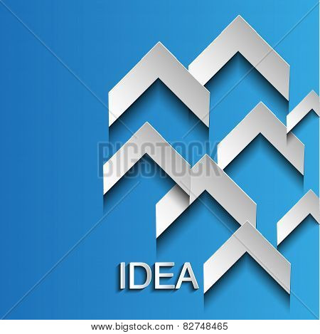 Vector arrow background.