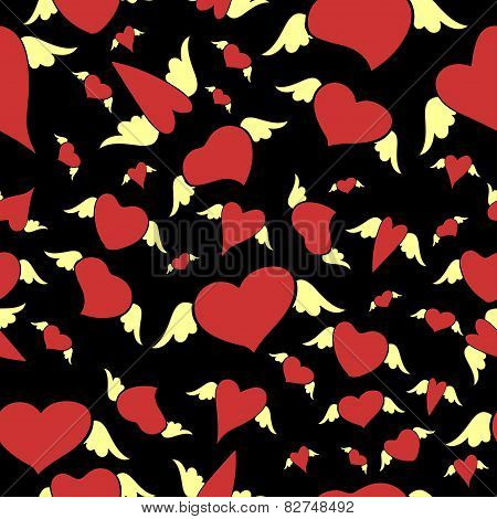 Flying hearts