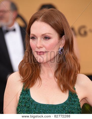 LOS ANGELES - JAN 25:  Julianne Moore arrives to the 21st Annual Screen Actors Guild Awards  on January 25, 2015 in Los Angeles, CA                
