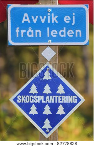 Swedish Information Signs