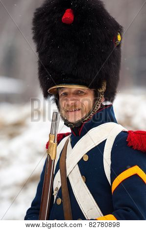 Russian Musketeer With Rifle