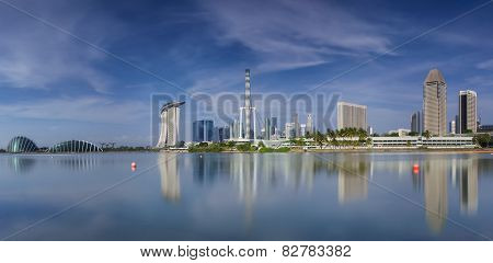 Landscape Of The Singapore City