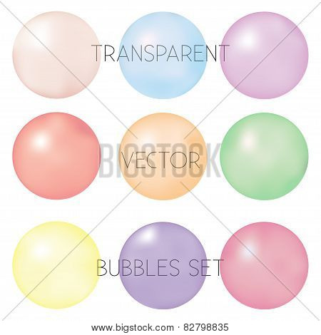 Transparent Vector Bubbles