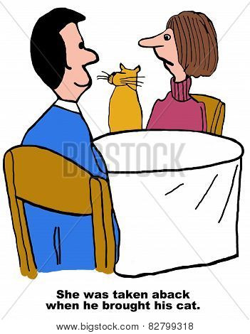 Cat Joins Dinner