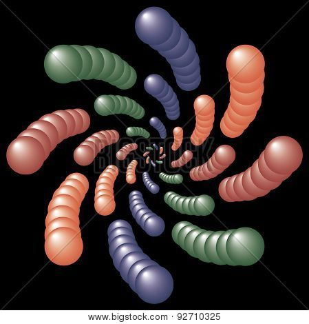 The Colored "worms"