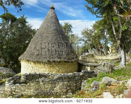 Kuelap pevnost, Chachapoyas, Amazonas, Peru.