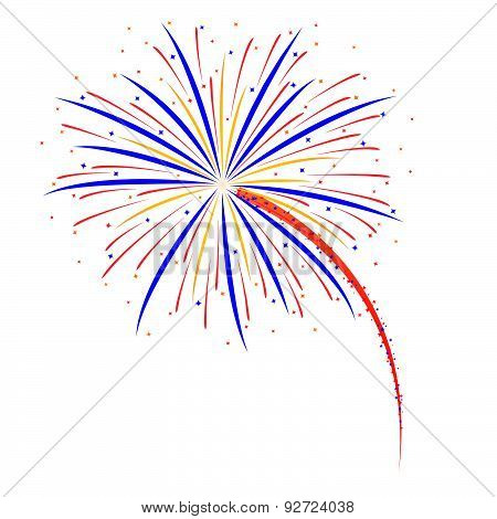 Fireworks vector illustration