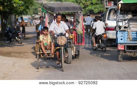 Sittwe, The Capital Of The Rakhine State In Myanmar