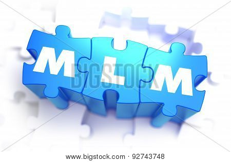 MLM - Text on Blue Puzzles.