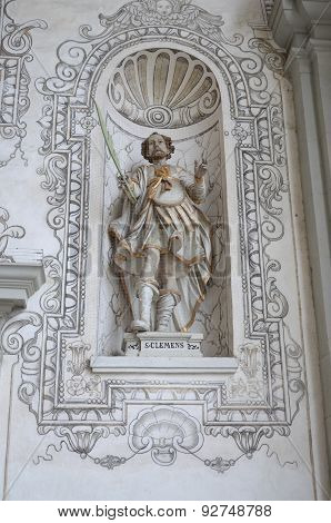 Church of St. Leodegar (Hofkirche) in Lucerne, Switzerland
