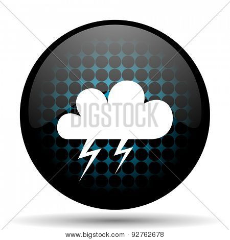 storm icon waether forecast sign