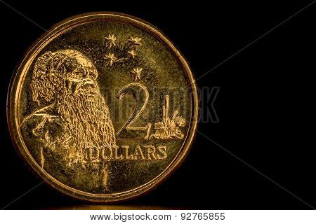Circulated Australian 2 Dollar Coin