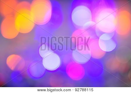 Boken lights colorful
