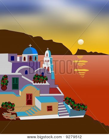 Greek island