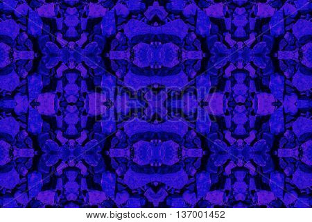 Abstract complex form of ethnic theme structure