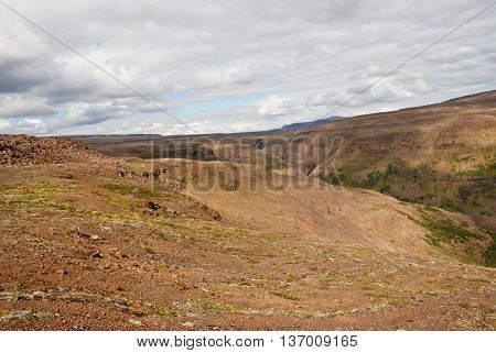 The Putorana Plateau. Rocky roof of the world.