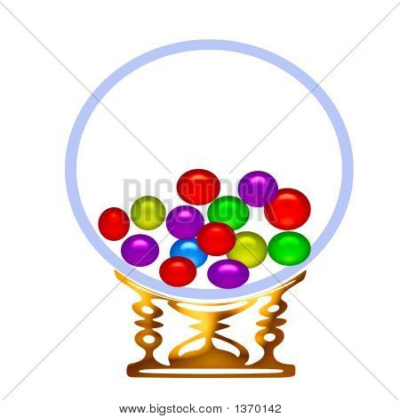 Machine de boule de gomme