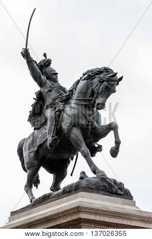 Statue Of Vittorio Emanuele Ii In Venice, Italy