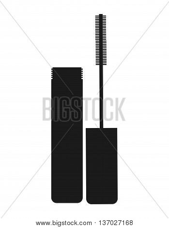 maskara makeup product isolated icon design, vector illustration  graphic