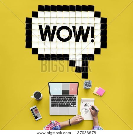 Expression Words Emotion Communication Slang Concept