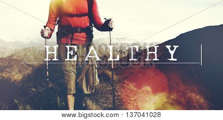 Healthy Lifestyle Wellbeing Live Well Healthcare Wellness Concept