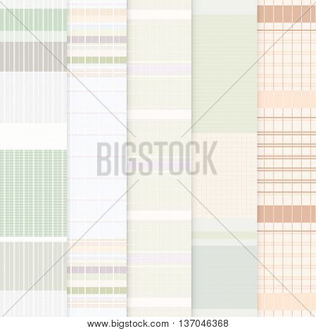 Thai loincloth line pattern in pastel color