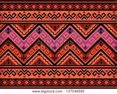 Thai Art Culture Pattern Vintage for background