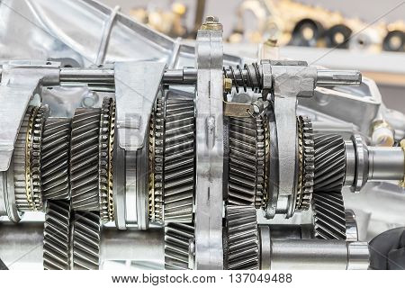 Close Up Cog Wheels Gears