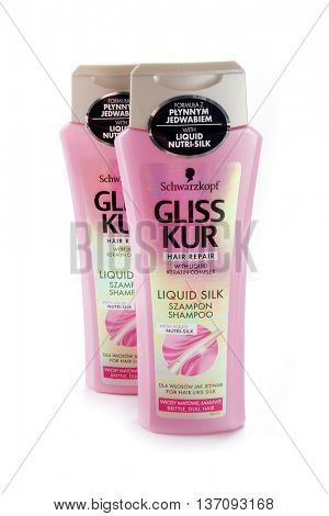 Krakow, Poland - Apl. 8, 2016  Schwarzkopf shampoo