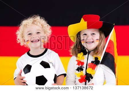 Happy Kids, German Football Supporters