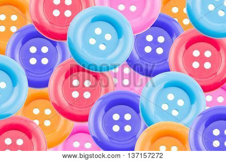 Colorful buttons Colorful Clasper close up texture or background
