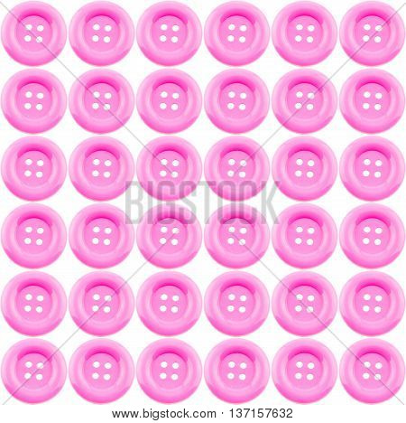 pink clasper pattern isolated on white background