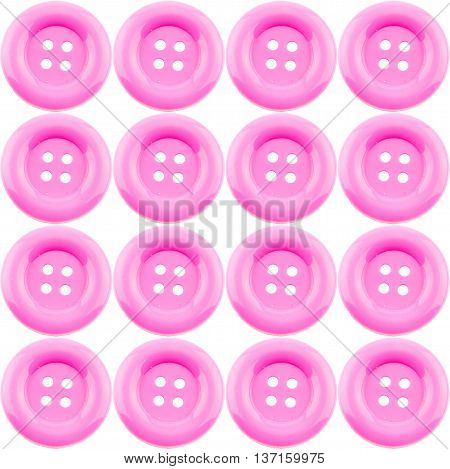 pink clasper pattern isolated on white background