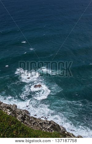 water sea deep sky rock white nature