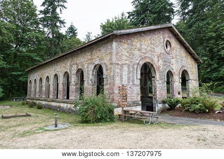 Manchester state park torpedo storehouse in washington