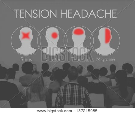 Headache Symptom Migraine Tension Cluster Concept