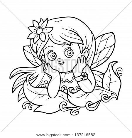 Coloring Book For Children: Little Fairy