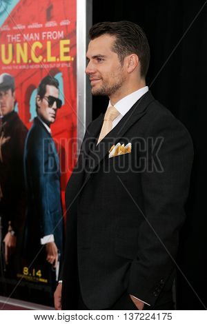 NEW YORK-AUG 10: Actor Henry Cavill attends 