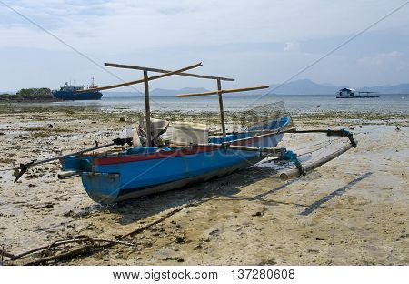 Fisherman's Boat In Bandar Lampung, Sumatra, Indonesia