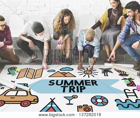 Travel Vacation Sun Fun Enjoyment Concept
