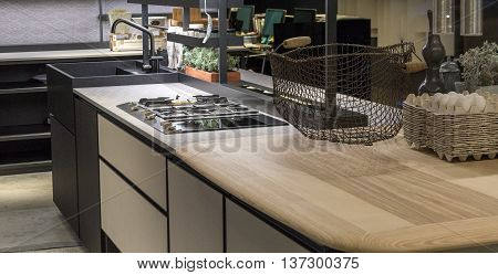Low Key Contemporary and Bespoke Restaurant Kitchen