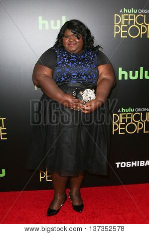 NEW YORK-JUL 30: Actress Gabourey Sidibe attends the Hulu Original Premiere of 'Difficult People' at the SVA Theater on July 30, 2015 in New York City.
