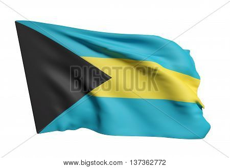 Bahamas Flag Waving
