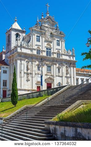 New Cathedral Of Coimbra, Se Nova. Portugal.