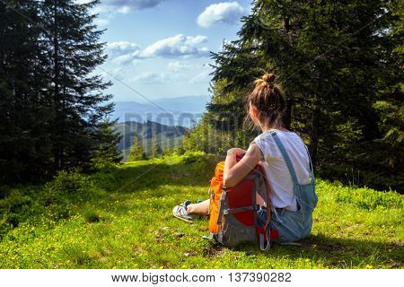 Girl Hiker