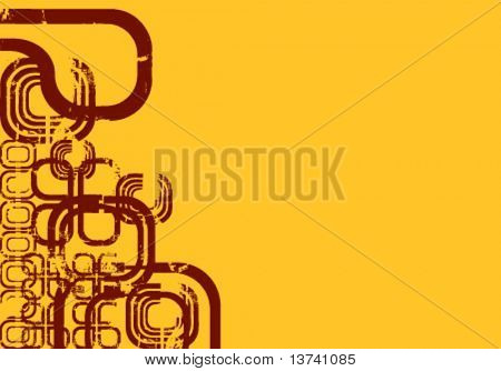 抽象的なグラフィック モンタージュ デザインのベクトル