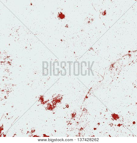 Hight quality vector distress grunge overlay texture. Empty design element of red color. Dusty driped texture. EPS10 vector.