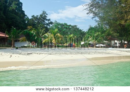 Mamutik Tunku Abdul Rahman national park Borneo Malaysia