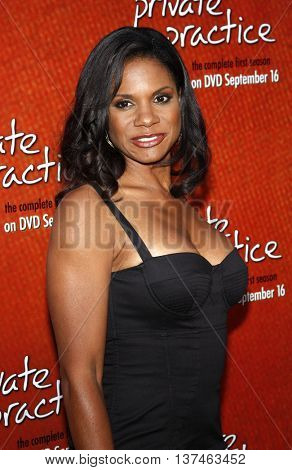 Audra McDonald at the Season One DVD Launch of 'Private Practice' held at the Roosevelt Hotel's Tropicana Bar in Hollywood, USA on September 2, 2008. 