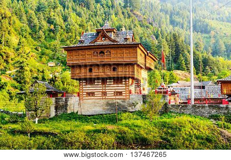 Bhimakali Hindu temple, mixture of Buddhist and Hindu architectural styles